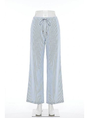 Bishop + Young Serafina Stripe Pant in Blue/White (view 1)