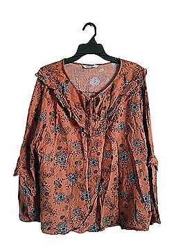 Sonoma Goods for Life Plus Long Sleeve Blouse (view 1)