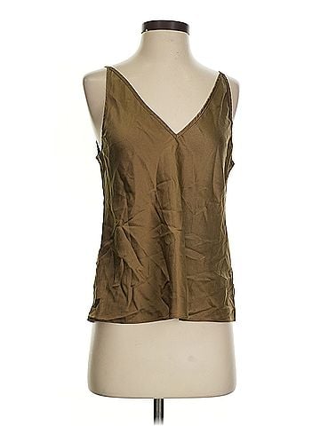 J.Crew Carrie V-neck camisole in silk J.Crew Sleeveless Silk Top (view 1)
