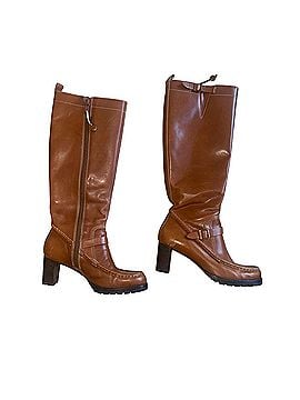 Lauren by Ralph Lauren Lug Sole Leather Boots (view 2)