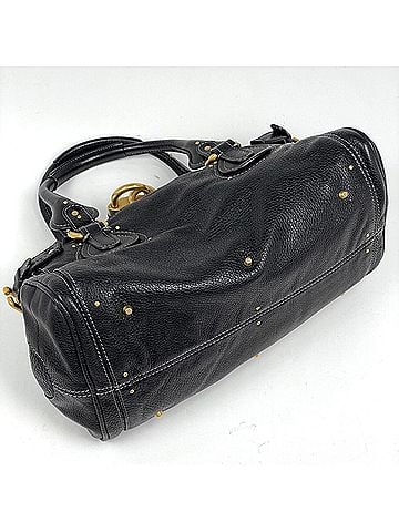 Chloé Chloé Chloe Paddington Leather Handbag, Black, Women's (view 2)