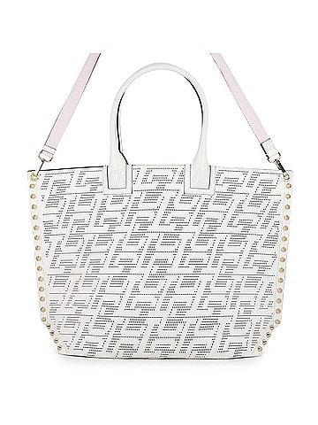 Christian Louboutin Christian Louboutin Cavalo Techno Tote Bag, Calf Leather, 1235143, 2-way Shoulder White, Handbag, (view 1)