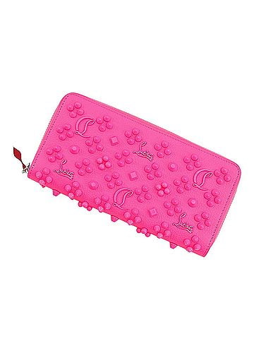 Christian Louboutin Christian Louboutin Panettone Studded Round Long Wallet 3175224P731 Pink WALLET (view 1)
