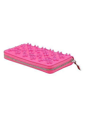 Christian Louboutin Christian Louboutin Panettone Studded Round Long Wallet 3175224P731 Pink WALLET (view 2)