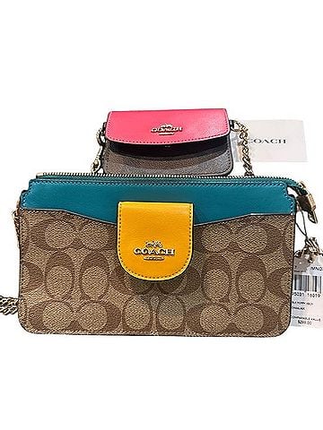 Coach Poppy ColorBlock Crossbody and Card Case Crossbody Bag (view 2)