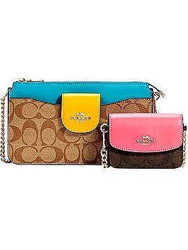 Coach Poppy ColorBlock Crossbody and Card Case Crossbody Bag (view 1)