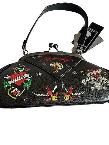 Ed Hardy Leather Clutch (view 1)