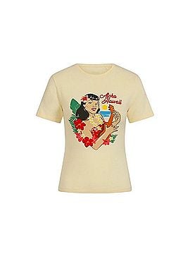 Collectif Hawaiian Pinup Tee T-Shirt (view 2)