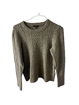 J.Crew Stretch Merino Wool Cable Knit Wool Pullover Sweater (view 1)