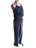 Joie 100% Silk Blue Jumpsuit Size S - photo 1