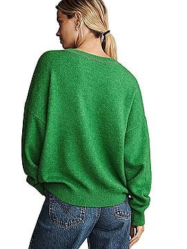 Sundry Anthropologie Love Green Pullover Sweater (view 2)