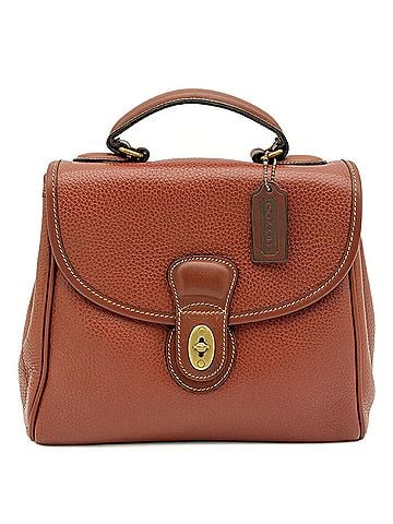 Coach Coach bag, Sheridan Collection Monticello handbag, 4226, pebbled leather, old Coach. (view 2)