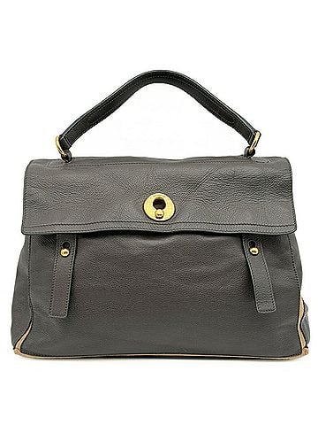 Yves Saint Laurent Yves Saint Laurent YVES SAINT Bag Shoulder Muse Two Handbag 229563 Leather Dark Brown (view 2)