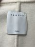 Sandro 100% Polyester Ivory Sandro Coat Size XS - photo 3