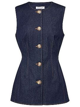 Veronica Beard Sleeveless Button-Down Shirt (view 1)