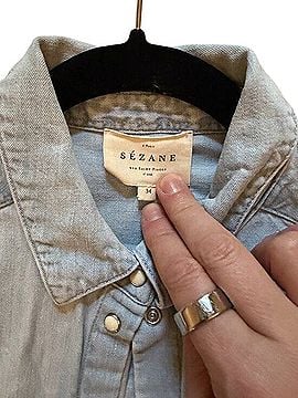 Sézane Max Shirt Long Sleeve T-Shirt (view 2)