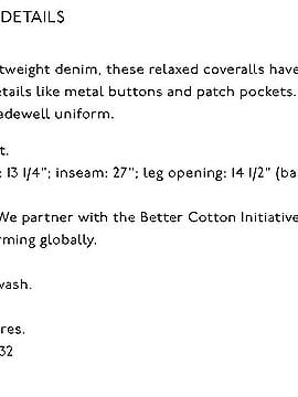 Madewell Denim Jumpsuit Jumpsuit (view 2)