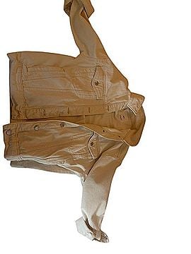 Mango oversize Off-White Denim Jean Jacket Denim Jacket (view 1)
