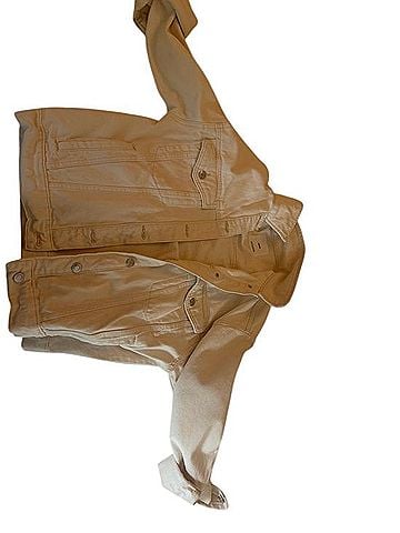 Mango oversize Off-White Denim Jean Jacket Denim Jacket (view 1)