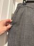 Rafaella Plaid Gray Formal Skirt Size L - photo 3