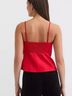 Loft 8 100% Polyester Red Tank Top Size 10 - photo 3
