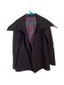 Hilary Radley 100% Wool 100% Polyester Solid Black Coat Size 6 - photo 2