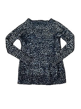 Rock & Republic Metallic Vneck Eyelash Sweater Pullover Sweater (view 2)