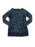Rock & Republic Metallic Vneck Eyelash Sweater Pullover Sweater - photo 2