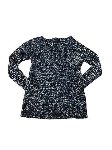 Rock & Republic Metallic Vneck Eyelash Sweater Pullover Sweater (view 1)