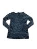 Rock & Republic Metallic Vneck Eyelash Sweater Pullover Sweater - photo 1
