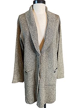 Anne Pedersen Shawl Collar Longline Duster Cardigan (view 1)