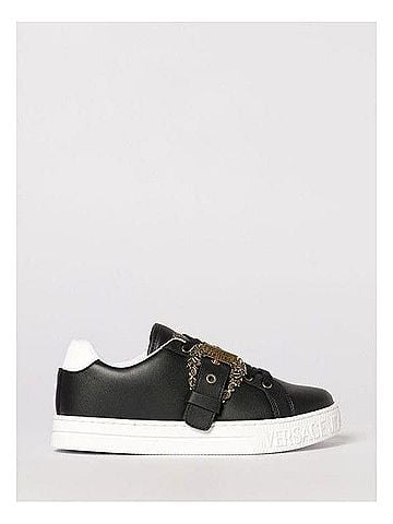 Versace Baroque Buckle Coat Sneakers (view 1)