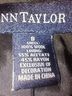 Ann Taylor 100% Wool 55% Acetate 45% Rayon Black Blazer Size 8 - photo 8