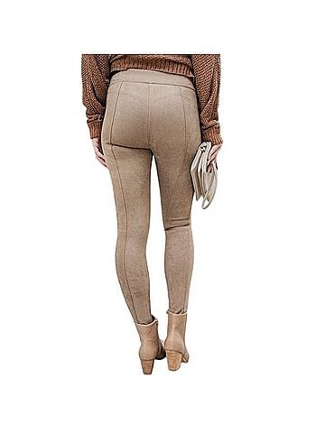 SPANX Faux Suede Pull On Leggings Leggings (view 2)