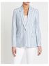 L'Agence Stripes Blue White Blazer Size 2 - photo 3