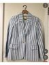 L'Agence Stripes Blue White Blazer Size 2 - photo 5