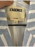 L'Agence Stripes Blue White Blazer Size 2 - photo 6