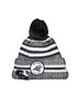 New Era Stripes Black White Winter Hat One size - photo 1
