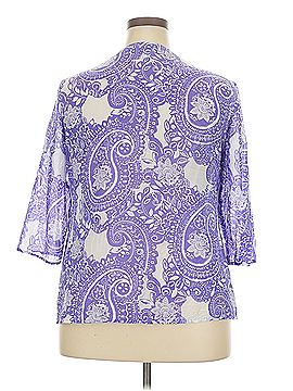 Doncaster Collection Doncaster Collection 3/4 Sleeve Blouse (view 2)