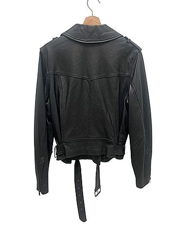 Universal Standard Leeron Leather Jacket (view 2)