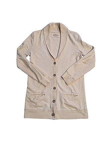 J.Crew Rumpled French Terry Cardigan (view 1)
