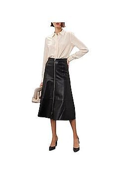 Alexis Kova Faux Leather Skirt (view 1)