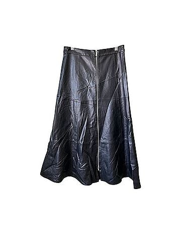 Alexis Kova Faux Leather Skirt (view 2)