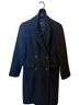 Gap 53% Polyester 42% Wool 3% Other 100% Polyester Black Wool Coat Size S - photo 1