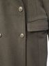 Gap 53% Polyester 42% Wool 3% Other 100% Polyester Black Wool Coat Size S - photo 2