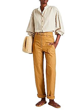 Isabel Marant Paggy Straight Leg Casual Pants (view 1)