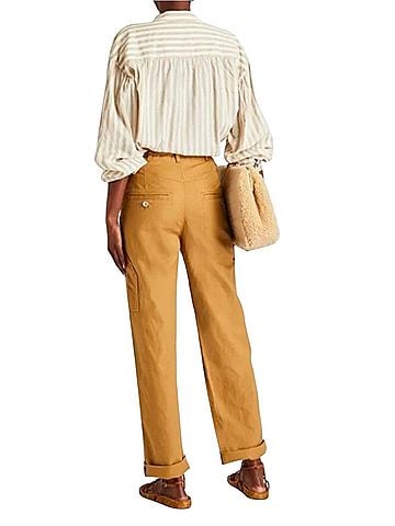 Isabel Marant Paggy Straight Leg Casual Pants (view 2)