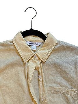 Old Navy The Cropped Shirt Long Sleeve T-Shirt (view 2)