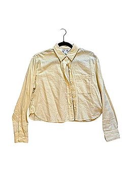 Old Navy The Cropped Shirt Long Sleeve T-Shirt (view 1)