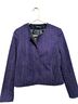 Gap 51% Wool 22% Polyester 21% Rayon 6% Other 100% Polyester Blue Blazer Size 8 - photo 1